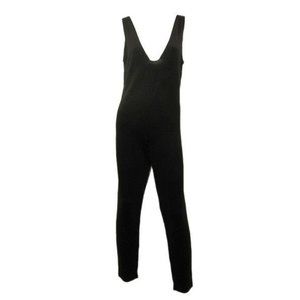 $295 VELVETTE France LOUNGEWEAR Sleepwear Jumpsuit ONE PIECE Wool Nude